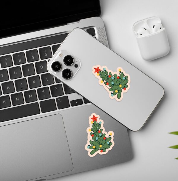 Christmas Tree Laptop Mobile Stickers Christmas Tree Laptop Mobile Stickers