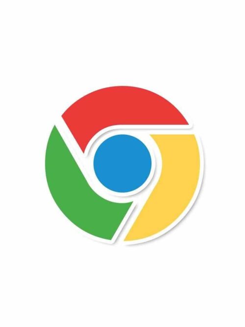 Chrome Sticker