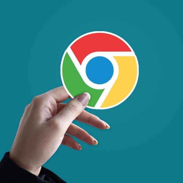 Chrome Sticker