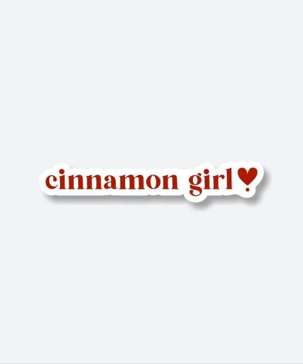 Cinnamon Girl Sticker