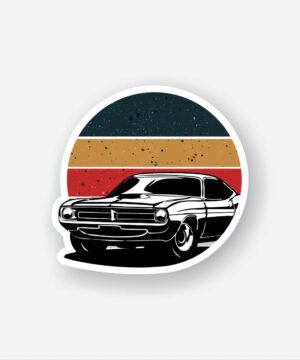 Classic Car Sticker