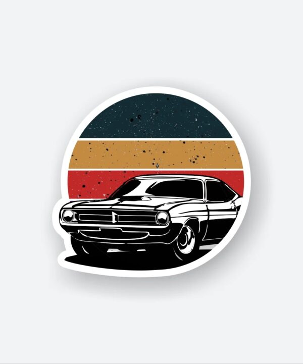 Classic Car Sticker Classic Car Sticker