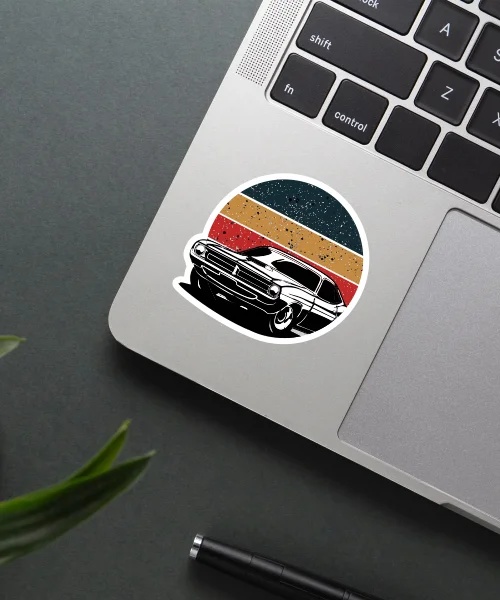 Classic Car Sticker Classic Car Sticker