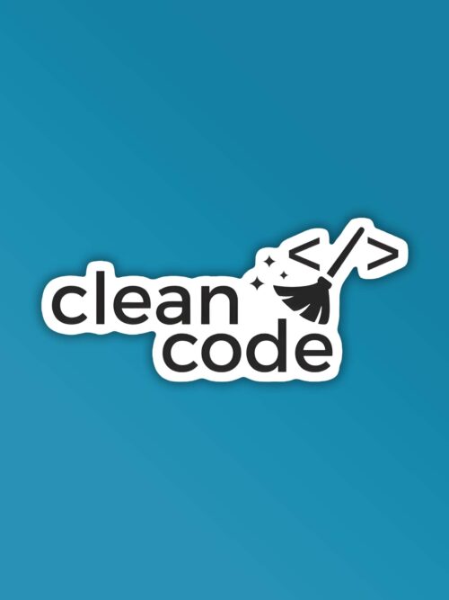 Clean Code Programmer Coding Sticker
