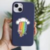 Clouds Puke Rainbow Sticker