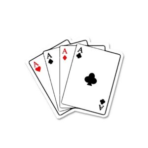 Clubs Card Sticker Clubs Card Sticker