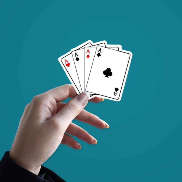 Clubs Card Sticker