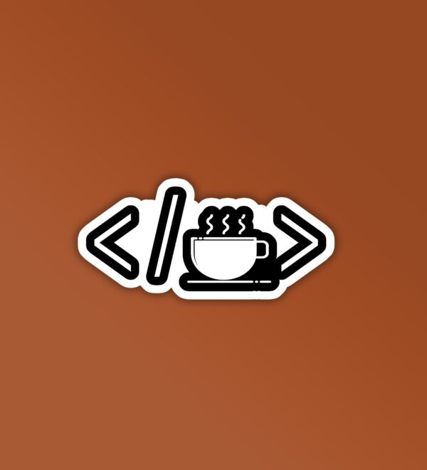 Code Coffee Programmer Coding Sticker Code Coffee Programmer Coding Sticker