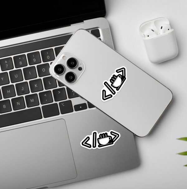 Code Coffee Programmer Coding Sticker Code Coffee Programmer Coding Sticker