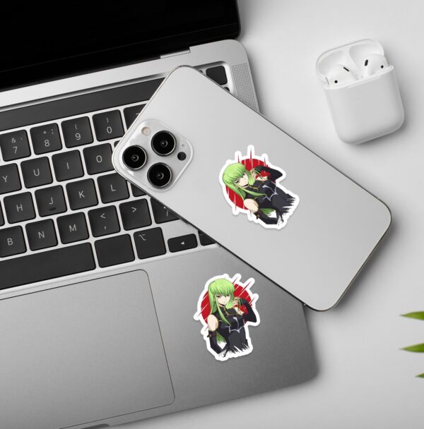 Code Geass Girl 2 Laptop Mobile Stickers Code Geass Girl 2 Laptop Mobile Stickers
