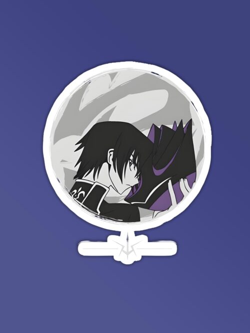 Code Geass Lelouch Zero Helmet Laptop Mobile Stickers