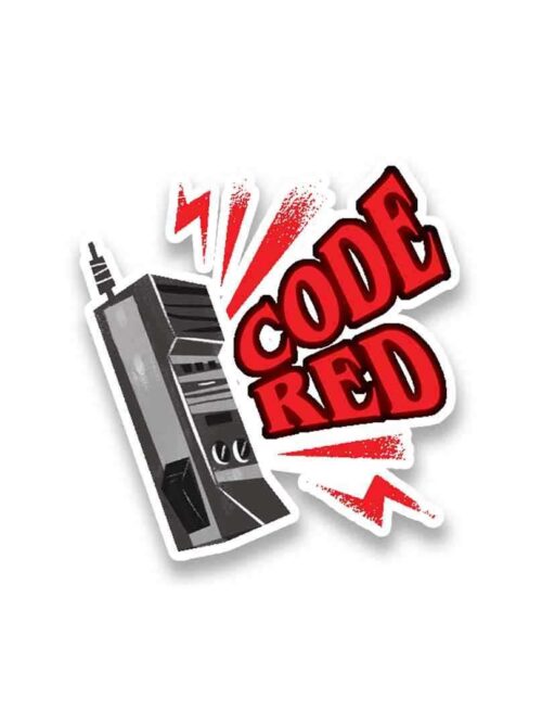Code Red Sticker