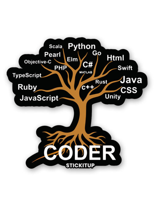 Coder Tree Sticker