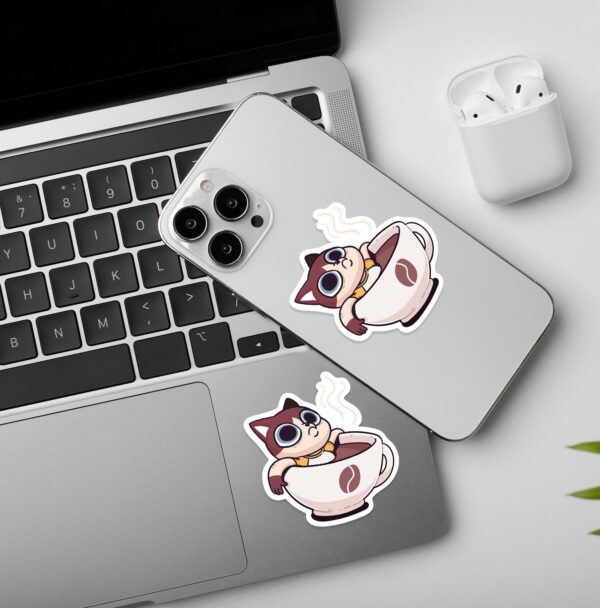 Coffee Tub Mobile Laptop Sticker Coffee Tub Mobile Laptop Sticker