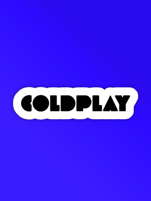 Coldplay Laptop Mobile Sticker
