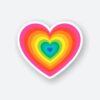 Colorful Heart Sticker
