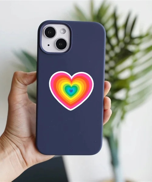Colorful Heart Sticker Colorful Heart Sticker
