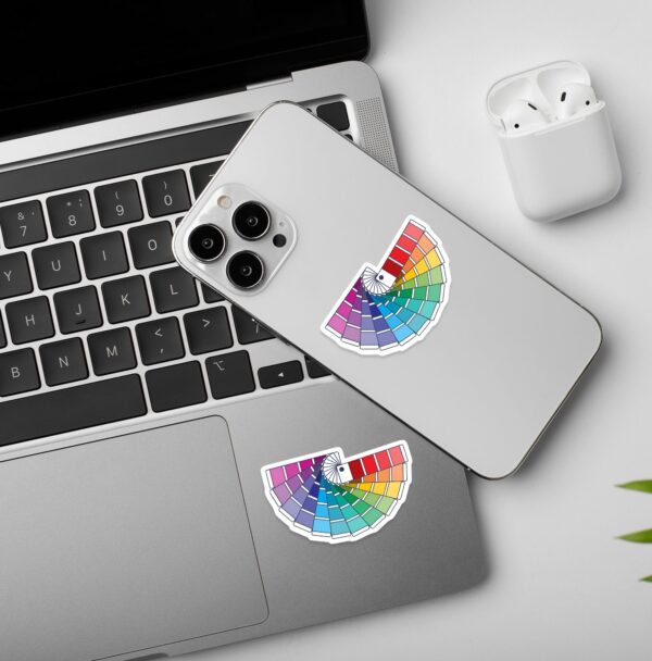 Colour Palette Laptop Mobile Stickers Colour Palette Laptop Mobile Stickers