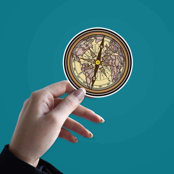 Compass Sticker