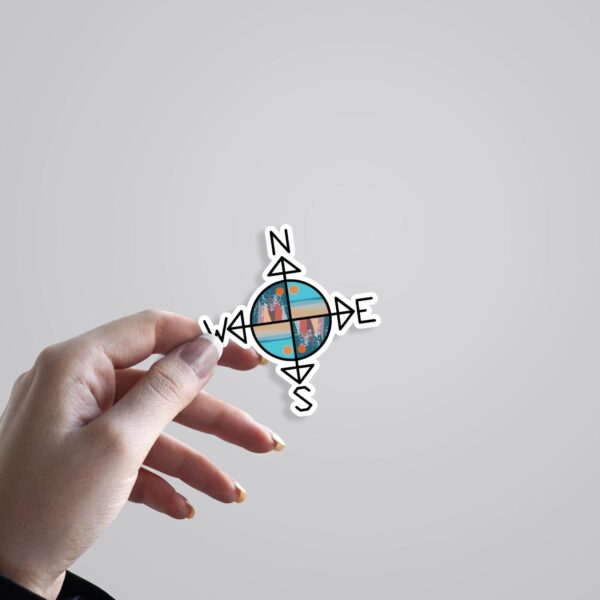 Compass Travels Stickers