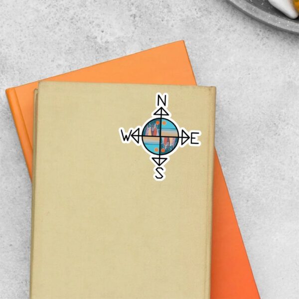 Compass Travels Stickers