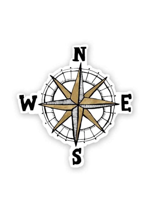Compass Sticker
