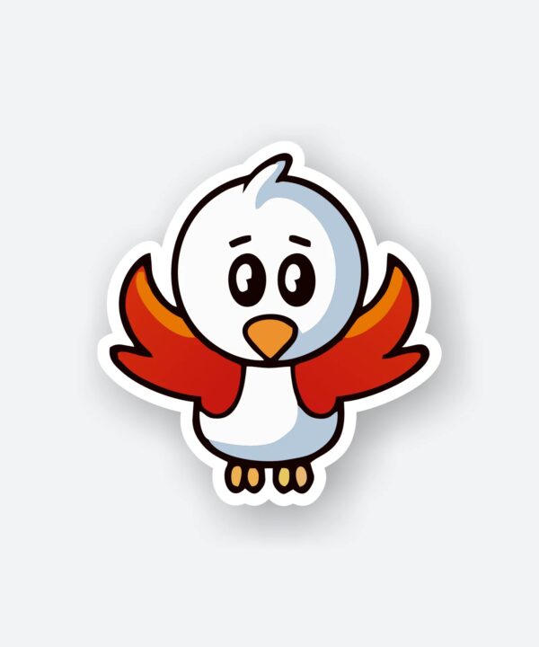 Confused Chick Sticker Confused Chick Sticker