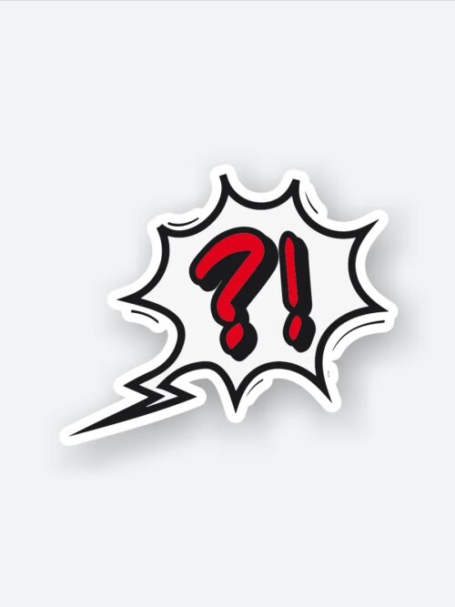 Confused Comic Book Speech Bubble