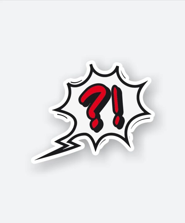 Confused Comic Book Speech Bubble