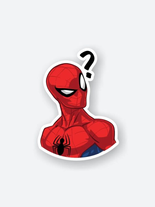 Confused Spider Man Sticker