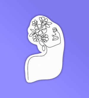 Contour Lineart 1 Laptop Mobile Stickers Contour Lineart 1 Laptop Mobile Stickers