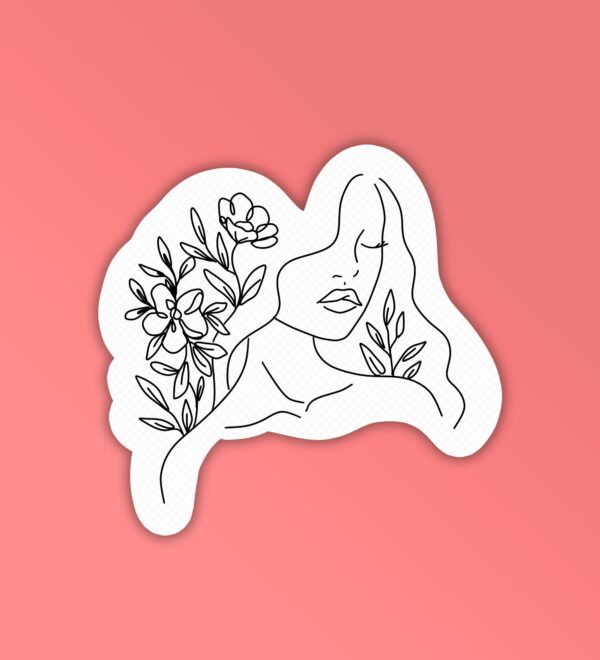 Contour Lineart 2 Laptop Mobile Stickers Contour Lineart 2 Laptop Mobile Stickers