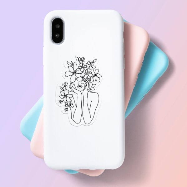Contour Lineart 3 Laptop Mobile Stickers Contour Lineart 3 Laptop Mobile Stickers