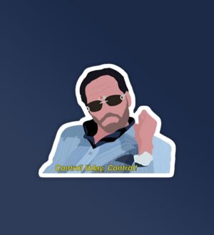 Control Uday Laptop Mobile Stickers