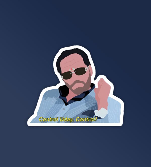 Control Uday Laptop Mobile Stickers