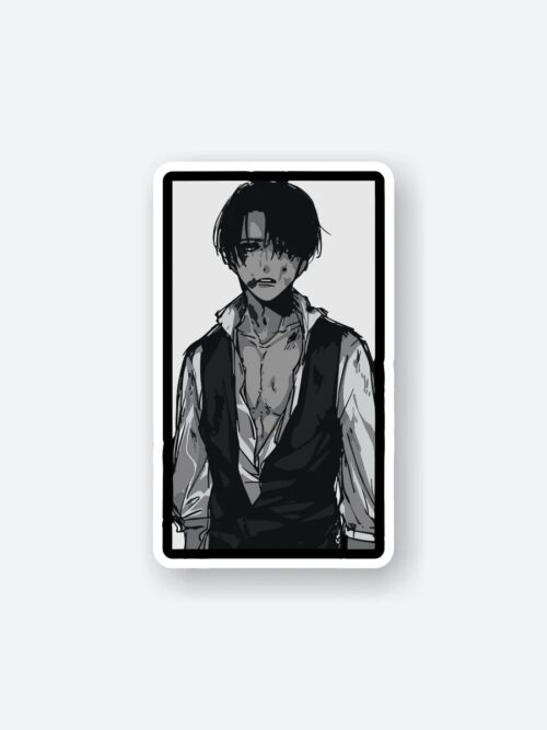 Cool Levi Manga Sticker