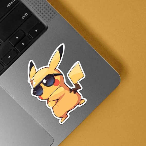 Cool Pikachu With Shades Anime Stickers