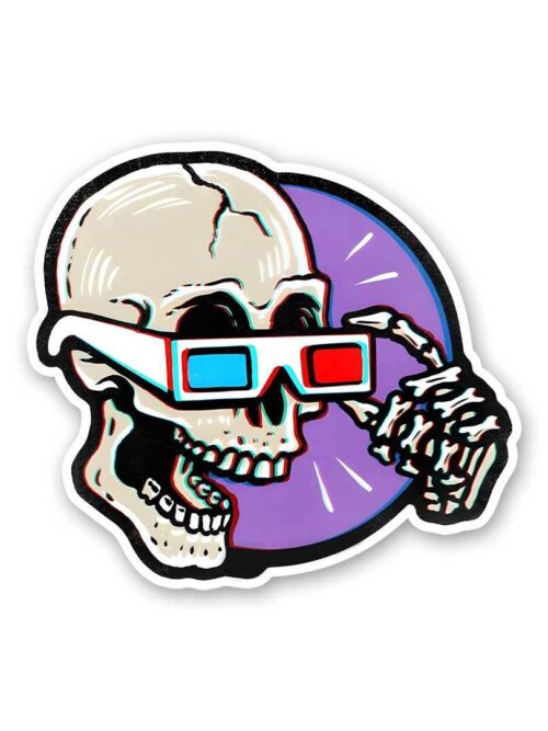 Cool Skull Sticker
