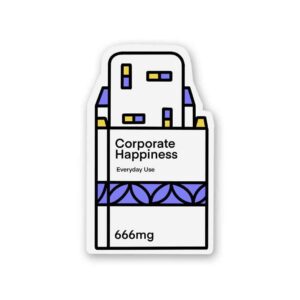 Corporate Happiness Sticker Corporate Happiness Sticker
