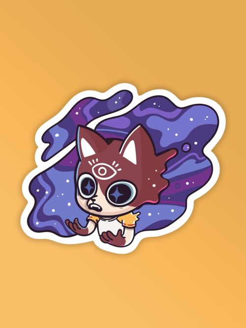 Cosmic 3rd Eye Mobile Laptop Sticker