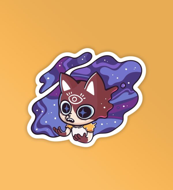 Cosmic 3rd Eye Mobile Laptop Sticker Cosmic 3rd Eye Mobile Laptop Sticker