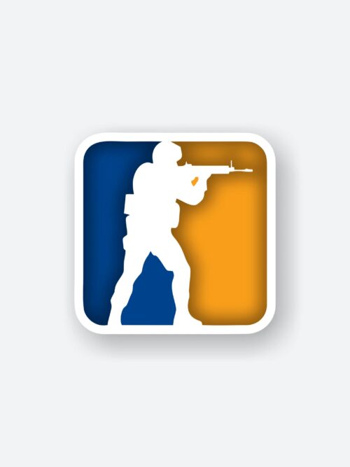 Counter Strike Logo Sticker