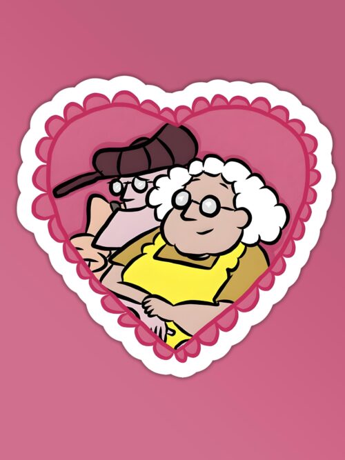 Courage Heart Laptop Mobile Stickers