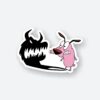Courage Shadow Ghost Sticker