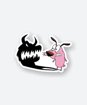 Courage Shadow Ghost Sticker