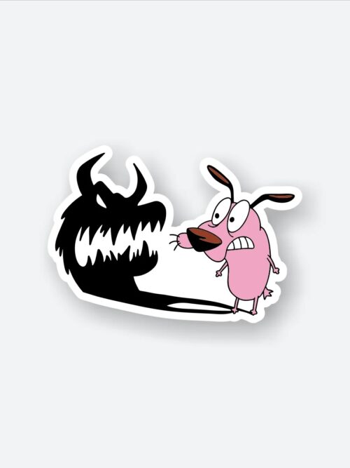 Courage Shadow Ghost Sticker