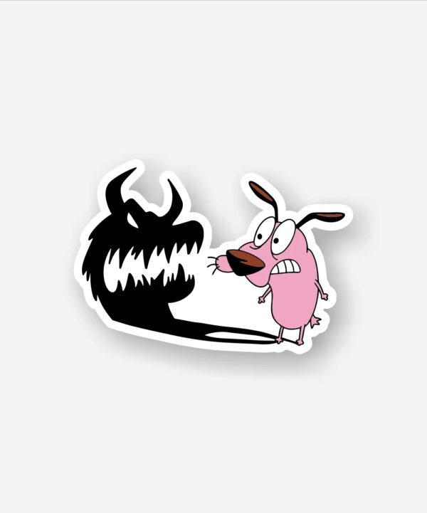 Courage Shadow Ghost Sticker