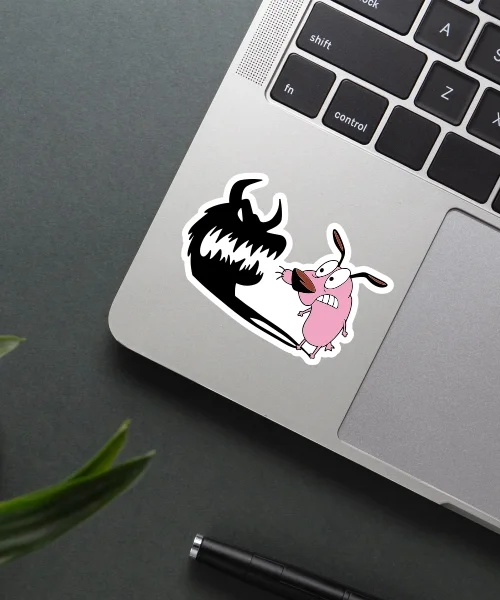 Courage Shadow Ghost Sticker
