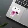 Courage The Cowardly Dog Frightened Sticker