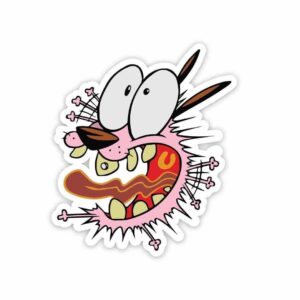 Courage the Cowardly Dog Sticker Courage the Cowardly Dog Sticker